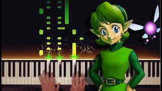 Zelda The Lost WoodsSarias Song Piano Scherzo Variations [upl. by Dnomed]