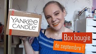 Yankee Candle box septembre  Ouverture [upl. by Aleekat]