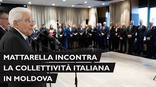 Mattarella incontra una rappresentanza della collettività italiana presso lambasciata in Moldova [upl. by Veronique]