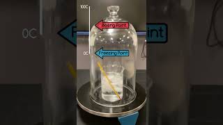 Making Ice Water Boil Without Heating it Up physics science [upl. by Egap114]