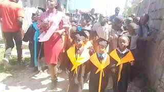 prime Genesis school road show muching during graduation ceremony at Kwanjenga Riara 23 Oct 2024 [upl. by Enilhtak]