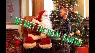 WE MET THE REAL SANTA CLAUS UK PART 2 [upl. by Felisha]