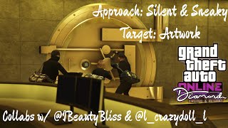 GTA Casino Heist Finale Hard Mode  Silent amp Sneaky  Target Artwork  PS5 4K Version [upl. by Hume]