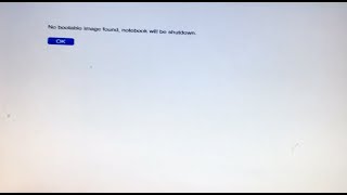 How to Fix No Bootable Image Found Error  Quick Solutions to Resume Your Notebook [upl. by Boyer]