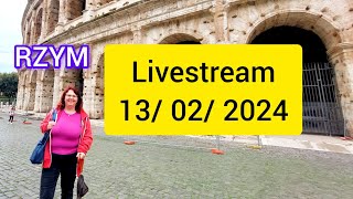 RZYM LIVSTREAM  KOLOSEUM FONTANA DI TREVI Plac HISZPAŃSKI [upl. by Gannes688]