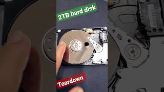 Hard disk 2TB hard diskhard disk teardown shorts [upl. by Assilak]