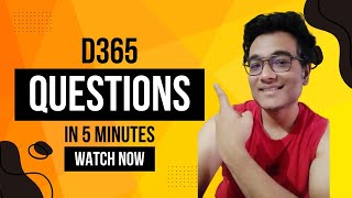 D365 FINANCE amp OPERATIONS  BRAINSTORMING INTERVIEW QUESTIONS  DownTownCoders [upl. by Ravo]