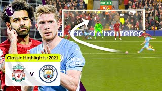 Liverpool vs Man City  Salah Solo Goal amp KDB Equaliser  Premier League Highlights [upl. by Esimehc317]