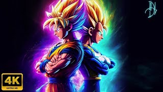 4K GOKU X VEGETA  DRAGON BALL  LIVE WALLPAPER FOR DESKTOPPC  INDesigner [upl. by Chucho890]