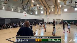 SD Soldiers Grey vs Get Better Gold 20240225 [upl. by Oicnecserc358]