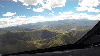 Gulfstream G5 Steep approach and landing Aspen KASE [upl. by Dimah]