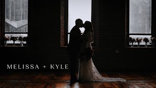 Moody Winter Wedding at Mill 1 Events  Melissa  Kyle [upl. by Narah]