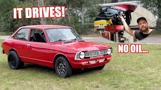 First Drive In The Rotary Swapped Corolla Did Not End Well [upl. by Elinore557]