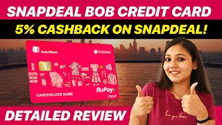 Bank of Baroda Snapdeal Credit Card Review [upl. by Ferren]