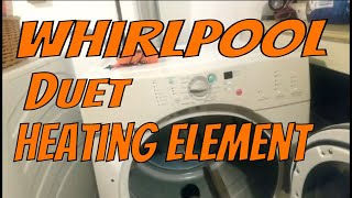 Whirlpool Dryer Not Heating  Duet Heating Element Replacement Link to Manual in Description [upl. by Hayott976]