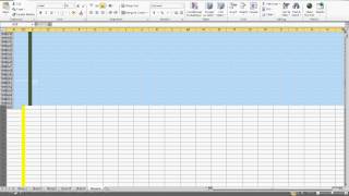 How to Fix Excel2010 Large File SizeScrollbar Issues by deleting unnecessary rowscolumns [upl. by Terb]