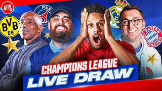 Who Will Arsenal Play In The Quarter Final  Champions League Draw LIVE [upl. by Lion]