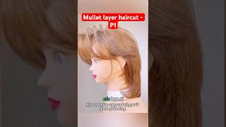 Mullet layer haircut for women’s💇‍♀️Part 1 tranvanphu mullethaircut [upl. by Hollander334]