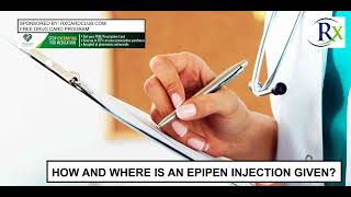 How And Where Is An Epipen Injection Given [upl. by Saxon629]