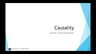 Causality  Introduction [upl. by Eenram]