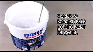 ISONEM THERMAL PAINT DIŞ CEPHE Nasıl Uygulanır [upl. by Elleb]