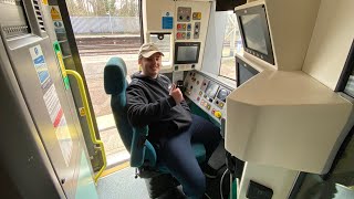 Class 377 Cab Tour At Maidstone East Incl Blowing The Depot Whistle 290123 [upl. by Aihsemek208]