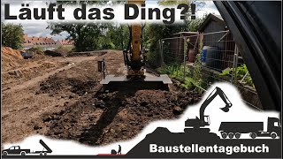 Großbaustelle  Das erste mal PLANIERBALKEN  Baustellentagebuch 17 [upl. by Jacobine]