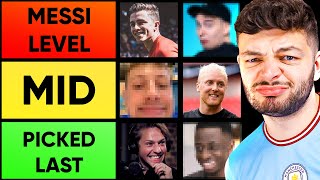 HONESTLY RANKING YOUTUBE FOOTBALLERS IVE PLAYED WITH [upl. by Olshausen]