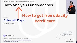 How to get free udacity ethiopian encoders international certifuicatenanodegree easily [upl. by Aikim]