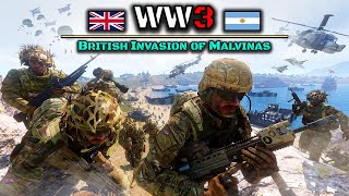 The Second Falklands War  UK vs Argentina  ArmA 3 World War 3 Machinima [upl. by Connolly]