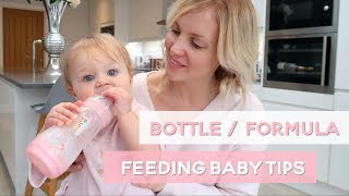 BottleFormula Feeding Tips  How to make the perfect temp bottle quickly [upl. by Vikky]