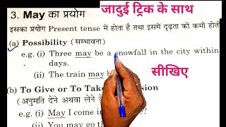 Spoken English में May का प्रयोग ll English grammar ll How to speak English fluently [upl. by Suiddaht]