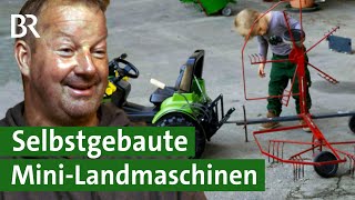 Aus der MiniLandmaschinenManufaktur Anhänger für den Tretbulldog  Tüftler  Unser Land  BR [upl. by Ludvig]