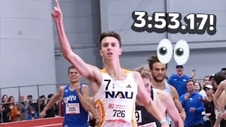 NAUs Colin Sahlman Shows Off Speed With Crazy 35317 Mile Win At BU John Thomas Terrier Classic [upl. by Flin]