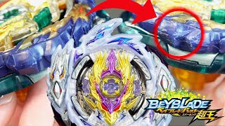 LONGINUS DESTROYS FAFNIRS RUBBER  Rage Longinus Ds 3A VS Mirage Fafnir Nt 2S  Beyblade Burst [upl. by Adnilram]