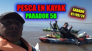 PESCA EN KAYAK EN EL PARADOR 5 B [upl. by Manlove]