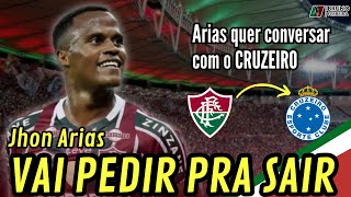 🚨 ARIAS VAI PEDIR PRA SAIR POSSIBILIDADE REAL DE JOGAR NO CRUZEIRO [upl. by Frederico]