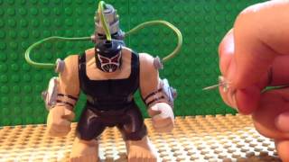 Custom Lego Bane Bigfigure Tutorial [upl. by Carlile]