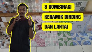 8 Kombinasi Keramik Dinding dan Keramik Lantai Untuk Kamar Mandi [upl. by Einnaoj]