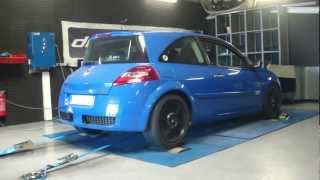 Reprogrammation Moteur  Renault Megane 2 RS 230cv  285 Stage 3 dyno Digiservices Paris [upl. by Elnora]