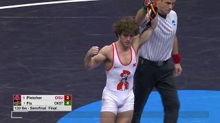 133lbs Daton Fix Oklahoma State dec Luke Pletcher Ohio State [upl. by Attennod]