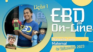 EBD  Lição 1  Maternal  4º Trimestre de 2023  Ieadalpe  O Profeta que Falou de Jesus [upl. by Patrick]