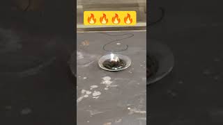 oxidation reaction KMnO4fire experiment [upl. by Mori683]