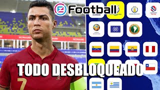 ¡ASÍ SE VE eFOOTBALL V10 CON TODOS LOS EQUIPOS Y SELECCIONES DESBLOQUEADOS ¡ES BRUTAL ESTE MOD [upl. by Onairda]