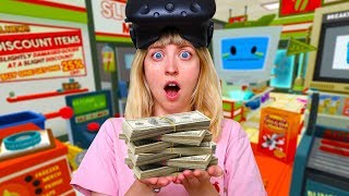 Winning 1 Million Dollars At The Slush E Mart Job Simulator VR [upl. by Srevart313]