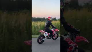 Honda Cr 125 jazda na kole [upl. by Oeniri]