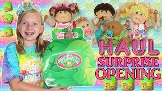 HUGE Cabbage Patch Kids Opening with Original Vintage Dolls [upl. by Jerusalem]