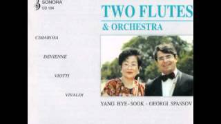 Viotti  Concerto for two flutes in A1 Allegro MaestosoHyesook Yang G Spassov [upl. by Neeliak]