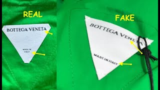 Bottega Veneta jacket real vs fake How to spot replica Bottega Veneta intrecciato vest and jackets [upl. by Eigroeg385]