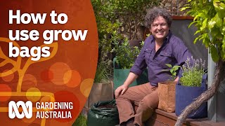 How to grow more plants and maximise space using grow bags  Gardening 101  Gardening Australia [upl. by Nerrat]